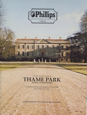 Phillips 1986 Residual Contents Thame Park inc. Arms & Armour