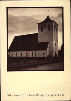 Bild des Verkufers fr Ansichtskarte / Postkarte Fellbach in Baden Wrttemberg, Paulus Kirche zum Verkauf von akpool GmbH