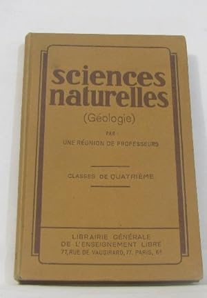Sciences naturelles (géologie) classes de 4e