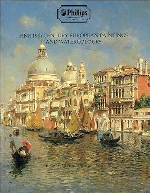 Seller image for Phillips June 1995 Fine 19th Century European Paintings and Watercolours for sale by thecatalogstarcom Ltd