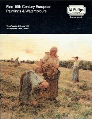 Seller image for Phillips June 1996 Fine 19th Century European Paintings and Watercolours for sale by thecatalogstarcom Ltd