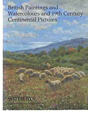 Seller image for Sothebys 1999 British Paintings & Watercolours, 19th Continental for sale by thecatalogstarcom Ltd