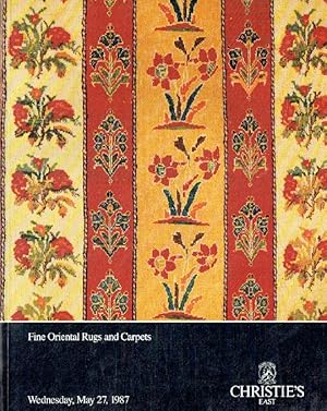 Christies May 1987 Fine Oriental Rugs and Carpets