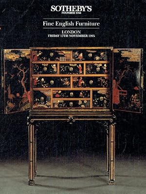Sothebys November 1995 Fine English Furniture