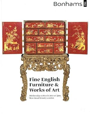 Bonhams March 2013 Fine English Furniture & Works of Art