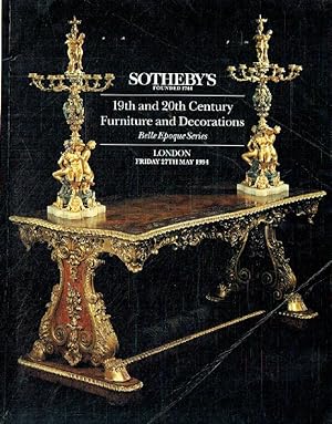 Sothebys May 1994 19th & 20th Century Furniture & Decorations