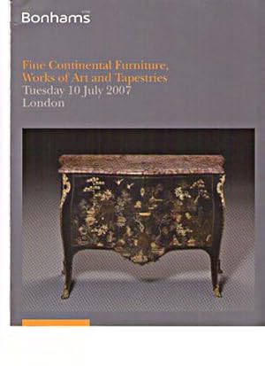 Bonhams 2007 Fine Continental Furniture & Works of Art