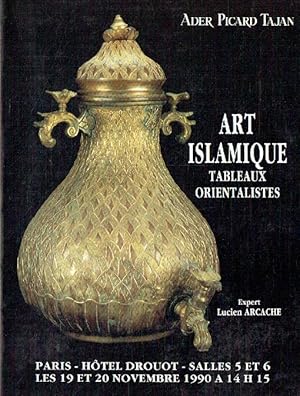 Ader Picard Tajan November 1990 Islamic Art & Orientalist Paintings