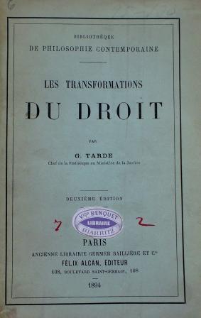 Bild des Verk�ufers f�r LES TRANSFORMATIONS DU DROIT zum Verkauf von Llera D�az-Corralejo