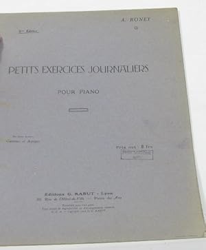 Petits exercices journaliers pour piano