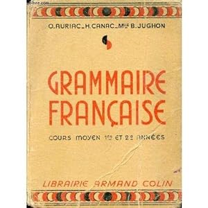 Seller image for Grammaire franaise. Cours moyen. 1re et 2e annes Grammaire Franaise. Cours Moyen. 1re et 2e Annes for sale by Des livres et nous