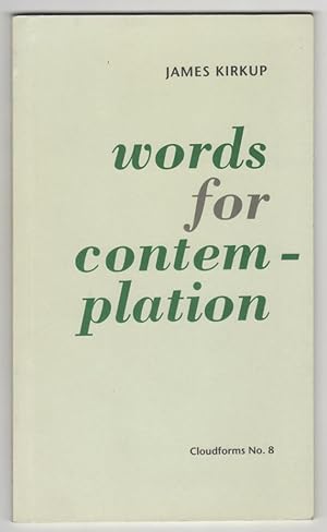 Imagen del vendedor de Words for Contemplation: Mantras (Cloudforms No.8) a la venta por The Bookshop at Beech Cottage