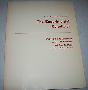 Bild des Verkufers fr The Experimental Geneticist (Instructions to the Instructor) zum Verkauf von Easy Chair Books