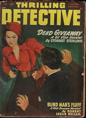 Bild des Verkufers fr THRILLING DETECTIVE: February, Feb. 1950 zum Verkauf von Books from the Crypt