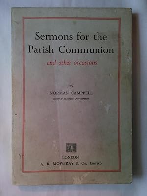 Seller image for Sermons for the Parish Communion and Other Occasions for sale by P Peterson Bookseller