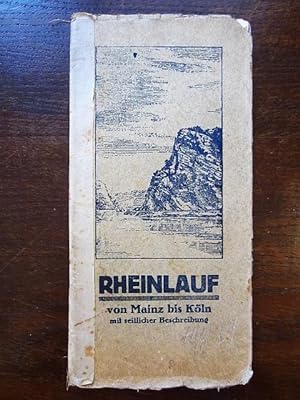 Seller image for Rheinlauf von Mainz bis Köln mit seitlicher Beschreibung for sale by Rudi Euchler Buchhandlung & Antiquariat