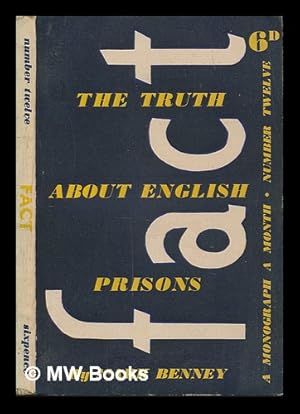 Seller image for The truth about English prisons / by Mark Benney for sale by MW Books