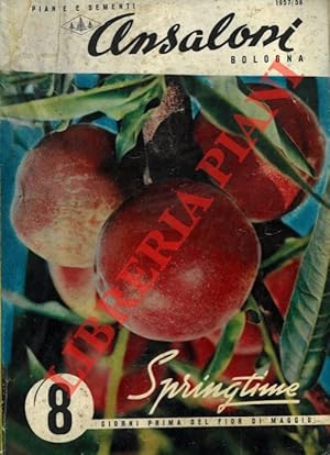 Piante e sementi. Catalogo generale n° 81. 1957/1958.