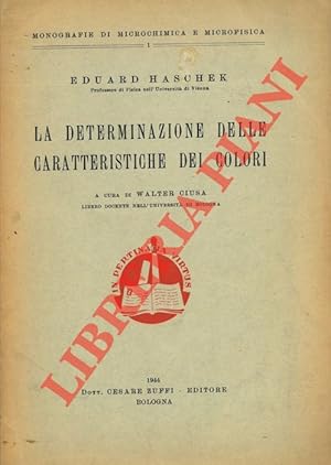 La determinazione delle caratteristiche dei colori.