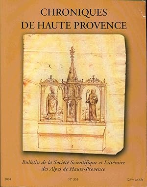 Chroniques de haute Provence.No Le Retable de l'ancien Maître-Autel de l'Eglise Saint- Blaise de ...