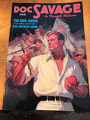 DOC SAVAGE # 19 THE KING MAKER & THE FRECKLED SHARK