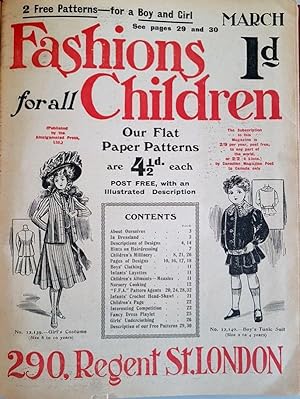 Fashions for All Children : Volume I Nos. 1 to 6, March -August 1909