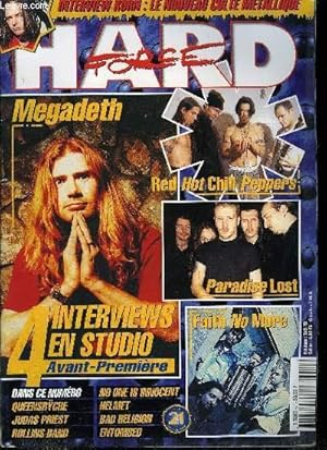 Bild des Verkufers fr HARD FORCE N 21 - Interviews : Paradise lost, Megadeth, Lodestar, The Urge, Queensryche, Strapping Young Lad, Rollins band, Entombed, Judas Priest- Glenn Tipton, Helmet, Live, Red Hot Chili Peppers, Faith no more, Bad religion, No one is innocent zum Verkauf von Le-Livre