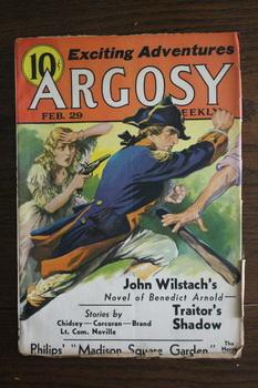 Image du vendeur pour ARGOSY WEEKLY. (Pulp Magazine). February 29 / 1936; -- Volume 262 #4 Traitor's Shadow by John Wilstach;// The Streak by Max Brand; mis en vente par Comic World