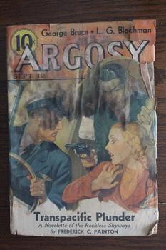 Seller image for ARGOSY WEEKLY (Pulp Magazine). September 12 / 1936; -- Volume 267 #2 Transpacific Plunder by Frederick C. Painton; for sale by Comic World