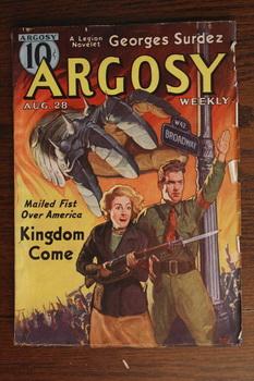 Image du vendeur pour ARGOSY WEEKLY. (Pulp Magazine). August 28 / 1937; -- Volume 275 #4 Kingdom Come by Martin McCall; mis en vente par Comic World