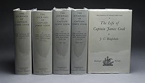 Image du vendeur pour THE JOURNALS OF CAPTAIN JAMES COOK ON HIS VOYAGES OF DISCOVERY. In Nine Volumes. mis en vente par Bjarne Tokerud Bookseller