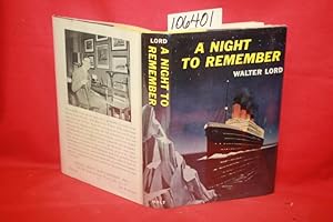 Seller image for A Night to Remember 1912 sinking of the SS Titanic. for sale by Princeton Antiques Bookshop