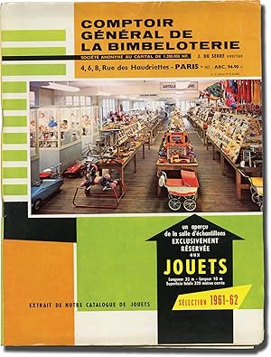 Comptoir general de la bimbeloterie (Original French toy company sales catalogue and supplements,...