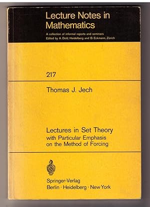 Imagen del vendedor de Lectures in Set Theory with Particular Emphasis on the Method of Forcing a la venta por CARDINAL BOOKS  ~~  ABAC/ILAB