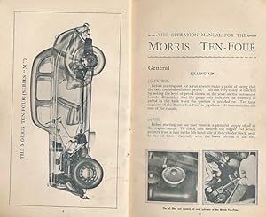 Image du vendeur pour Operation Manual for the Morris Ten-Four. Series "M" mis en vente par Barter Books Ltd