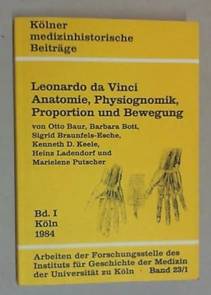 Imagen del vendedor de Leonardo da Vinci. Anatomie, Physiognomik, Proportion und Bewegung. a la venta por Antiquariat Sander