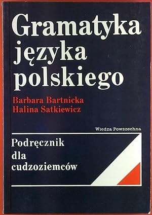 Bild des Verkufers fr Gramatyka jezyka polskiego zum Verkauf von biblion2