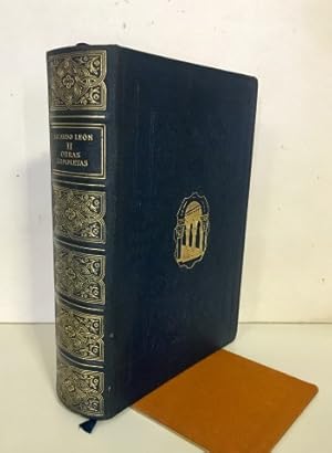 Imagen del vendedor de OBRAS COMPLETAS.TOMO II (INFANCIA Y MOCEDAD DE RICARDO LEON / LAS NIAS DE MIS OJOS / DESPERTA FERRO / LAS SIETE VIDAS DE TOMAS PORTOLES / BAJO EL YUGO DE LOS BARBAROS / ROJA Y GUALDA / CRISTO EN LOS INFIERNOS / CUENTOS / LA VOZ DE LA SANGRE / EUROPA TRAGICA / LIRA DE BRONCE / ALIVIO DE CAMINANTES / LA ESCUELA DE LOS SOFISTAS / LOS CABALLEROS DE LA CRUZ) a la venta por Librera Torres-Espinosa