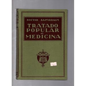 Imagen del vendedor de Tratado popular de medicina a la venta por LLIBRERIA TECNICA