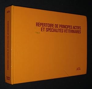 Image du vendeur pour Rpertoire de principes actifs et spcialits vtrinaires mis en vente par Abraxas-libris