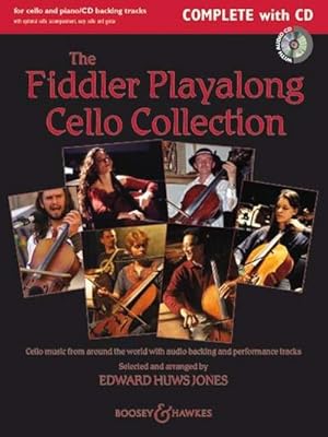 Image du vendeur pour The Fiddler Playalong Cello Collection (with CD), Edward Huws Jones : Cello/Easy Cello mis en vente par AHA-BUCH