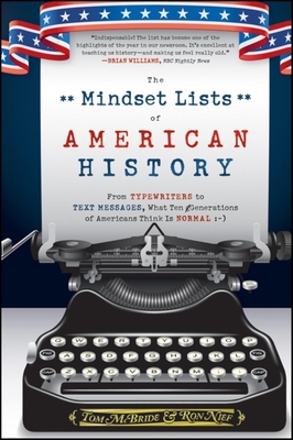 Immagine del venditore per The Mindset Lists of American History: From Typewriters to Text Messages, What Ten Generations of Americans Think Is Normal (Hardback or Cased Book) venduto da BargainBookStores