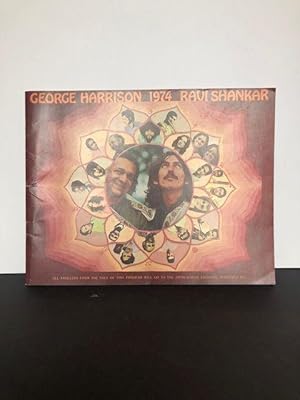 Seller image for GEORGE HARRISON 1974 RAVI SHANKAR (CONCERT PROGRAM) for sale by Worlds End Bookshop (ABA, PBFA, ILAB)