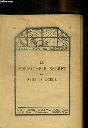 Seller image for LE FORMIDABLE SECRET for sale by Le-Livre