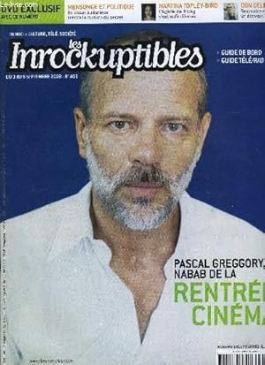 Image du vendeur pour LES INROCKUPTIBLES N 405 - La culture du secret des politiques, des journalistes et des intellectuels a fait le lit de l'extrme droite et est en train de dtruire la rpublique affirme Guy Birenbaum, La fille qui chante avec tricky prouve mis en vente par Le-Livre