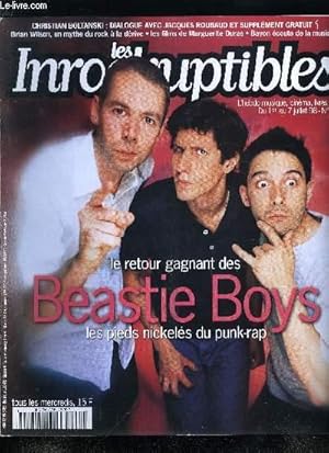 Image du vendeur pour LES INROCKUPTIBLES N 158 - Rencontre avec Mike Diamond, tte chercheuse des Beastie Boys pour Hello Nasty, A l'occasion de sa nouvelle exposition, Christian Boltanski dialogue avec Jacques Roubaud, Les tombes d'Eric Stover et Gilles Peress mis en vente par Le-Livre