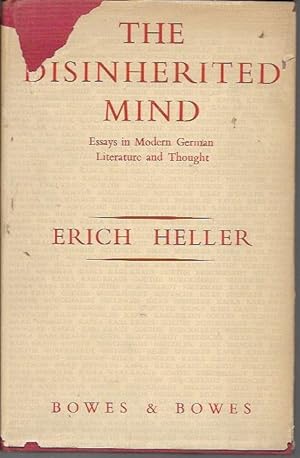 The Disinherited Mind: Essays in Modern German Literature and Thought (Cambridge: 1952)