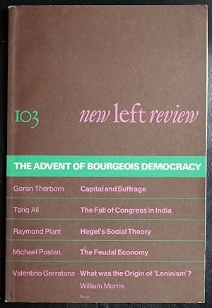 Imagen del vendedor de New Left Review Number 103 (May-June 1977). The Advent of Bourgeois Democracy a la venta por GuthrieBooks