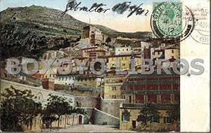 Tarjeta postal. Gibraltar, Casemates and Moorish Castle (Casamatas y Castillo de los moros)