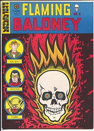Flaming Baloney #X 1976-1st issue-pre American Splendor-Pekar-Dumm-NM